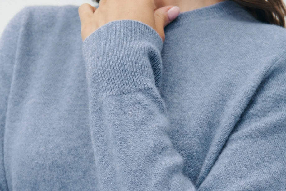 Closeup of the Women's Original Cashmere Sweater
