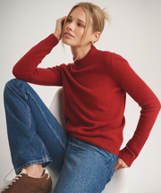 Basic Cashmere Mockneck Sweater