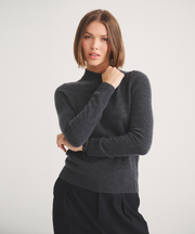 Basic Cashmere Mockneck Sweater