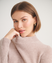 Basic Cashmere Mockneck Sweater