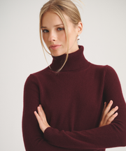 Basic Cashmere Turtleneck Sweater
