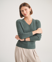 Basic Cashmere V-Neck Sweater