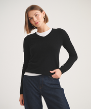 Basic Cashmere V-Neck Sweater