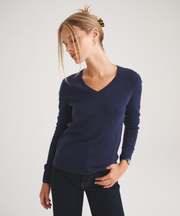 Basic Cashmere V-Neck Sweater