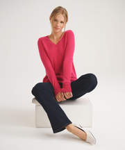 Basic Cashmere V-Neck Sweater