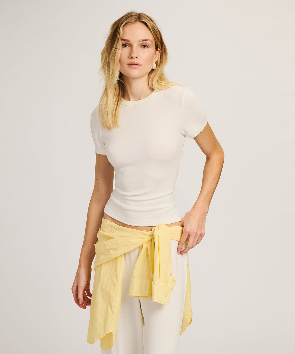 Baby Rib Short Sleeve Tee – NAADAM