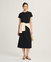 Lightweight Brushed Cotton T-Shirt Dress