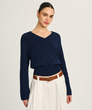 Cotton V-Neck Sweater