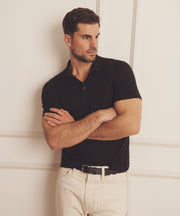 Super Fine Cashmere Short Sleeve Polo