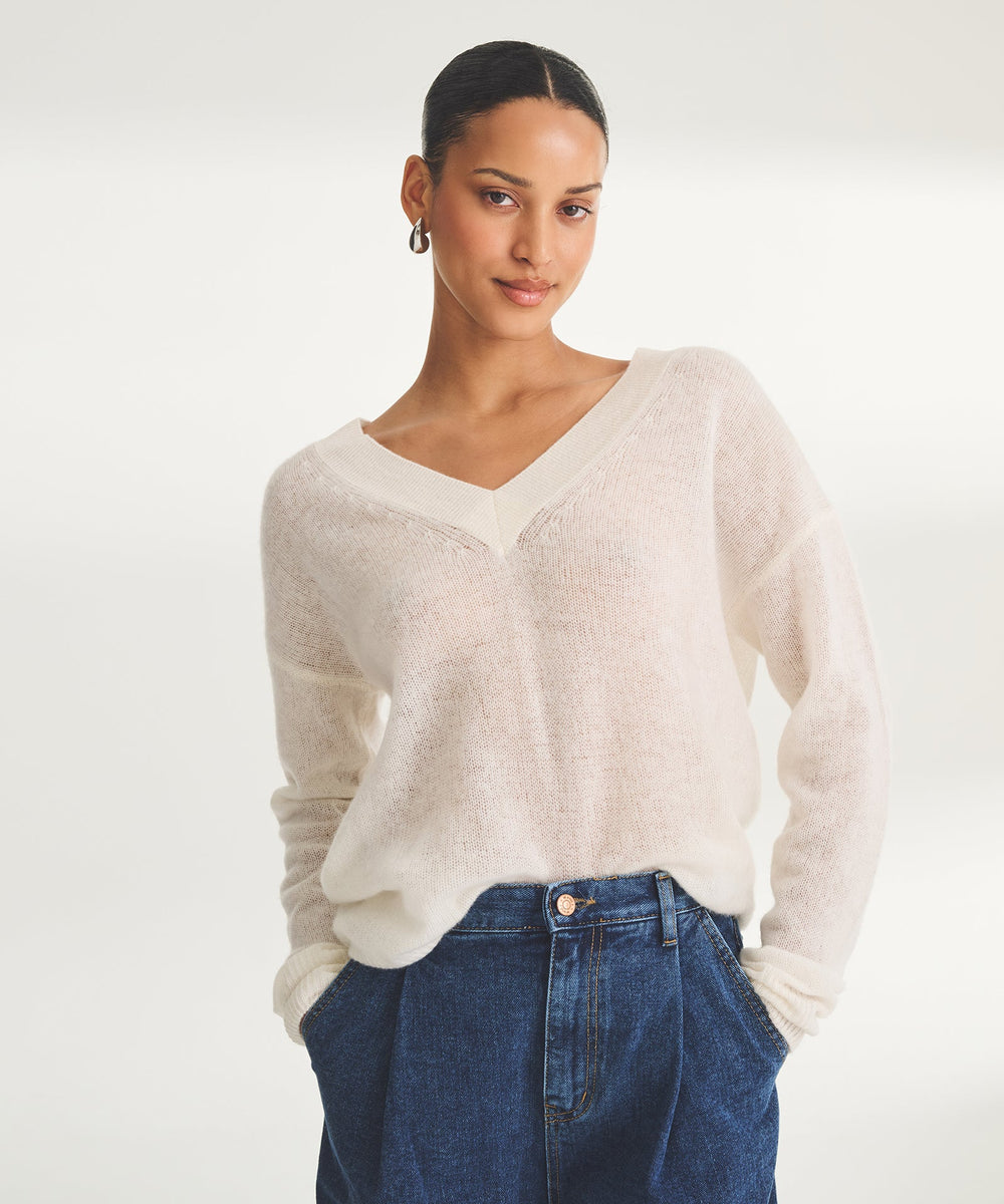 Featherweight cashmere sweater best sale