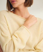 Lightweight Cashmere Relaxed Boatneck Sweater