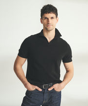 Lightweight Cashmere Short Sleeve Polo