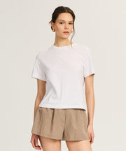 Lightweight Brushed Cotton Relaxed Tee