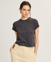 Lightweight Brushed Cotton Slim Tee