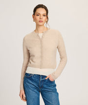 Lightweight Cashmere Cropped Cardigan