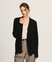 Lightweight Cashmere Open Front Cardigan