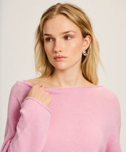 Lightweight Cashmere Relaxed Boatneck Sweater