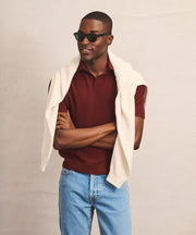 Lightweight Cashmere Short Sleeve Polo