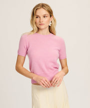Lightweight Cashmere Short Sleeve Sweater