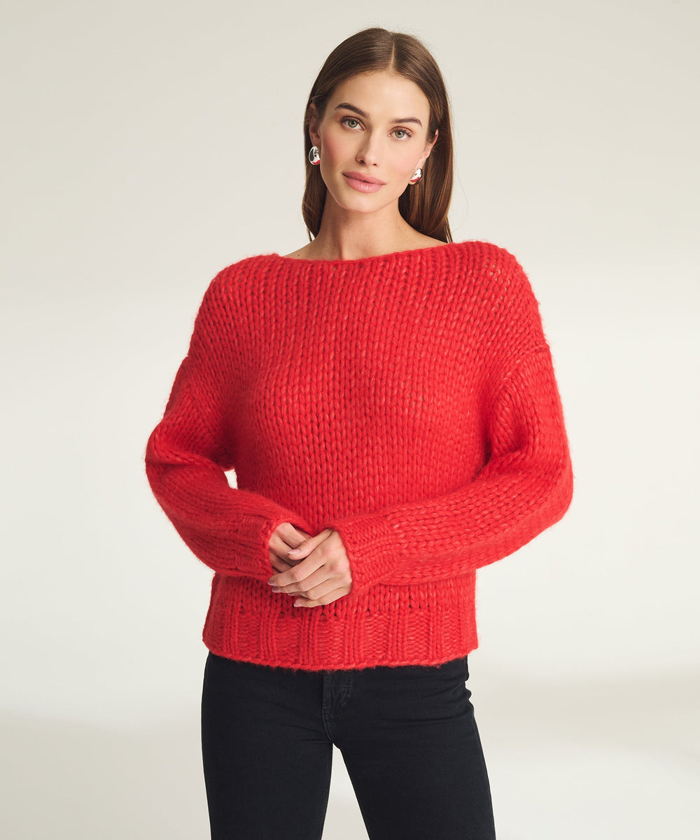 Lofty Alpaca Boatneck Sweater – NAADAM