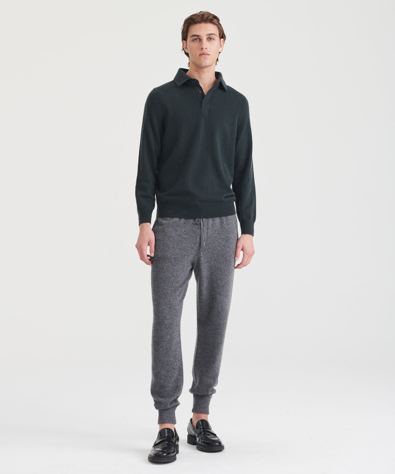 GHIAIA CASHMERE Tapered Cashmere Sweatpants for Men