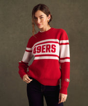 NFL Luxe Cashmere Oversized Crewneck Sweater