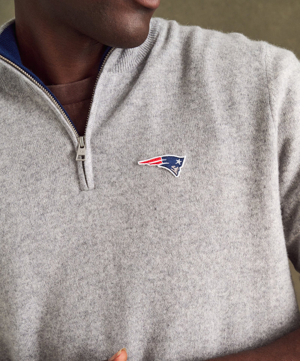 NFL Signature Cashmere Color Blocked Quarter Zip – NAADAM