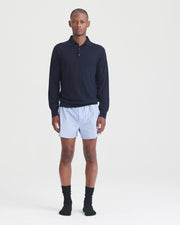 Super Fine Cashmere Long Sleeve Polo