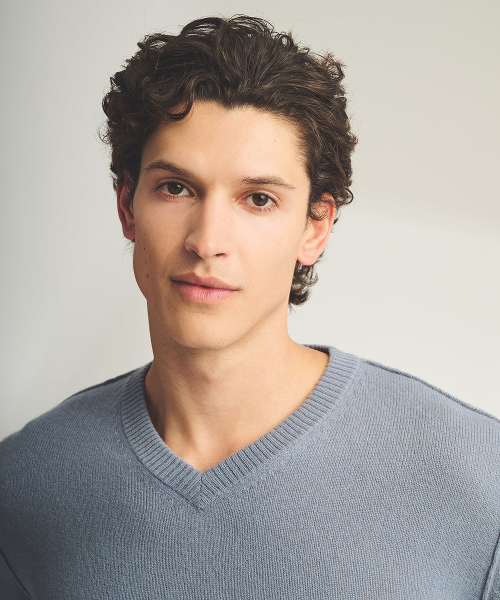 Lightweight Reversible Cashmere V-Neck Sweater – NAADAM