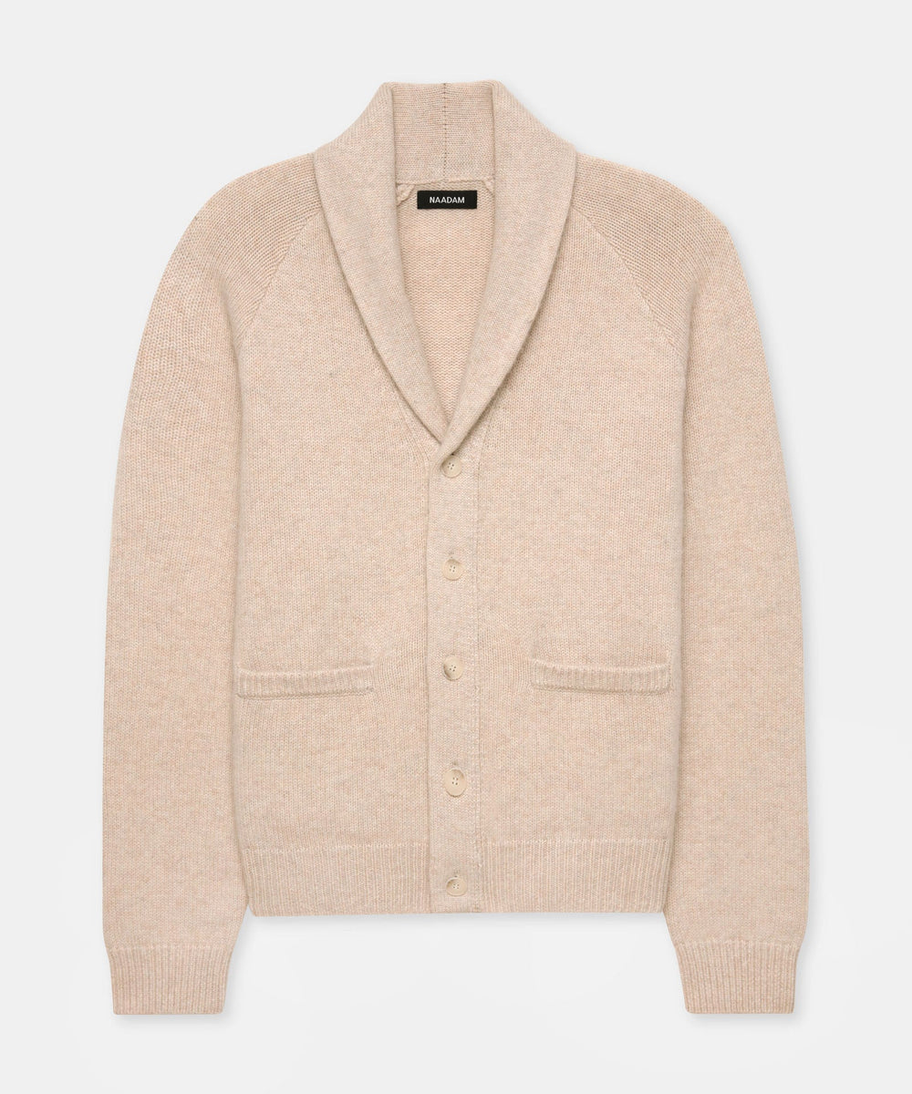 Super Luxe Cashmere Shawl Collared Cardigan – NAADAM