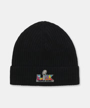 Super Bowl LX Cashmere Ribbed Beanie