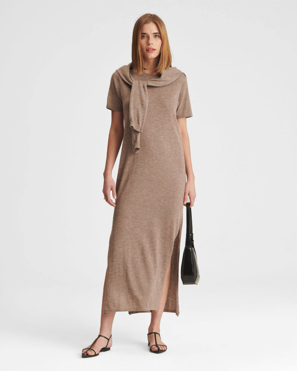 Fancy Cashmere T Shirt Dress NAADAM