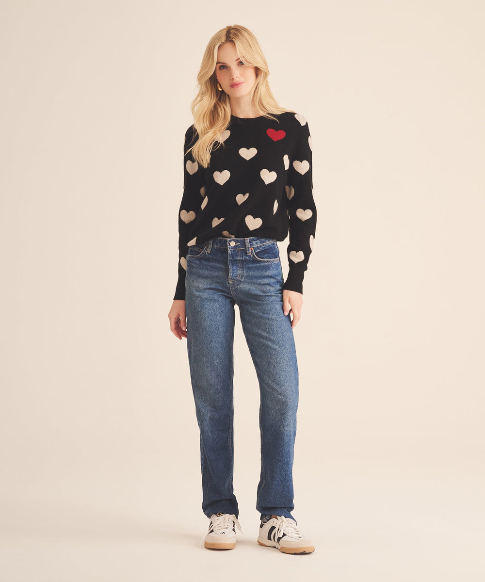 ♡pattern pullover sweat | NKNIT