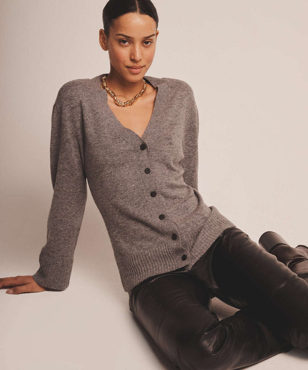 トップス Batoner cashmere crew neck cardigan Cashmere Crewneck Cardigan | Kate Spade New York