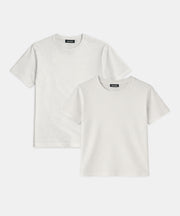 2-Pack Lightweight Brushed Cotton Relaxed Tee & Slim Tee