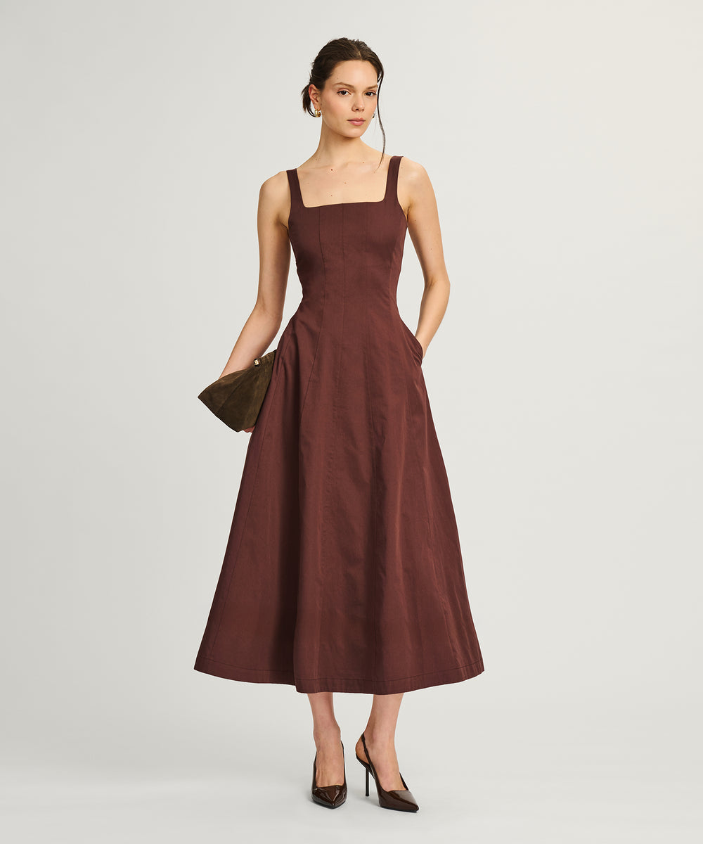 Organic Cotton Midi Dress