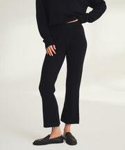 Signature Cashmere Cropped Pant with Pintucks