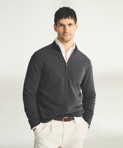 Signature Cashmere Full Zip Sweater