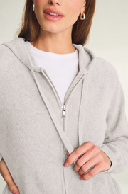 Signature Cashmere Zip Up Hoodie