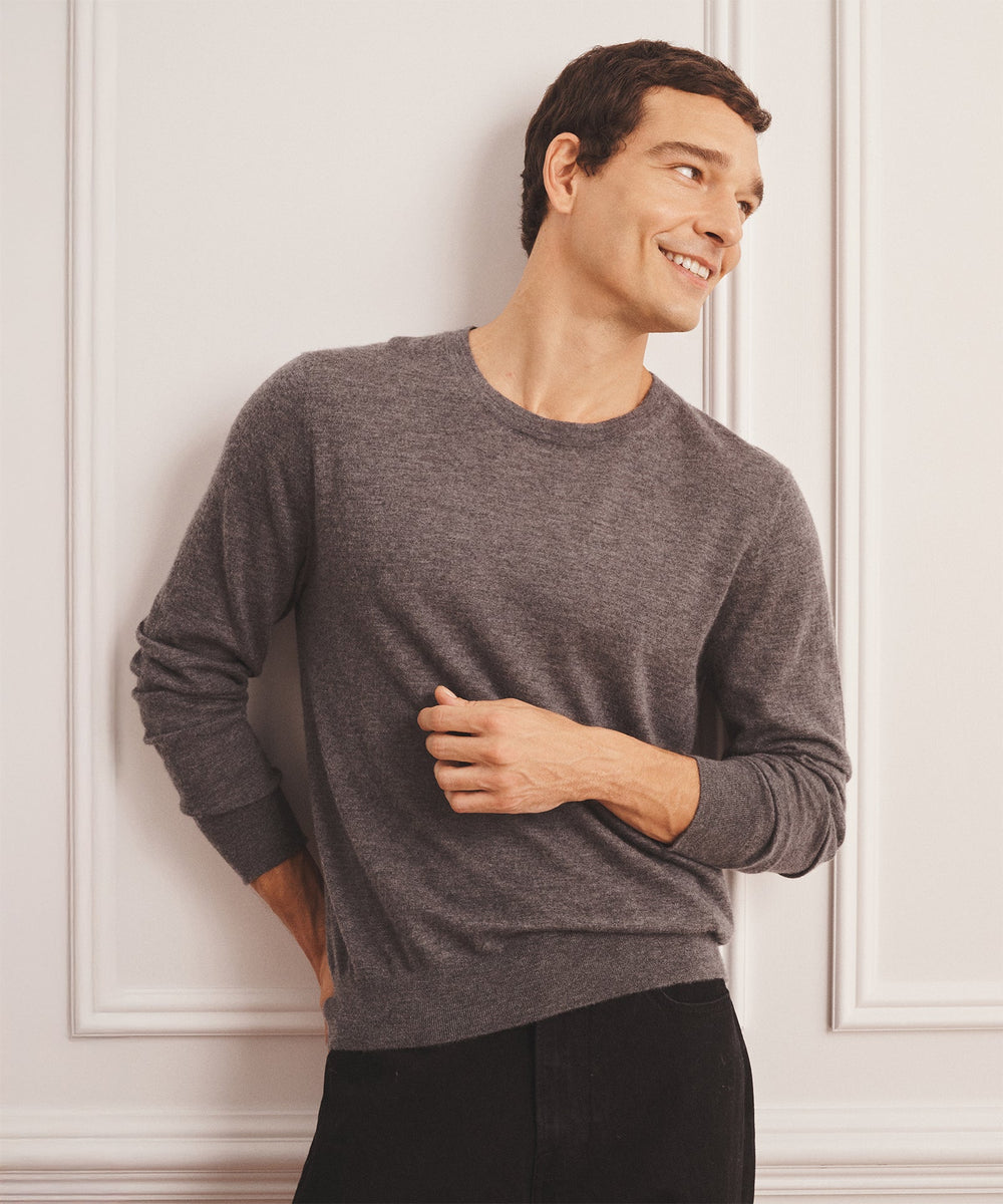 Super Fine Cashmere Long Sleeve Crewneck – NAADAM