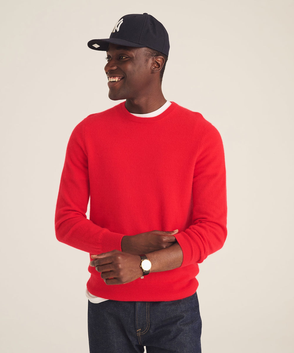 The Original Cashmere Crewneck Sweater Men's – NAADAM