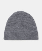 Signature Cashmere Ribbed Beanie