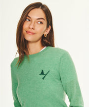 Wicked Elphaba Hat and Broomstick Cashmere Sweater