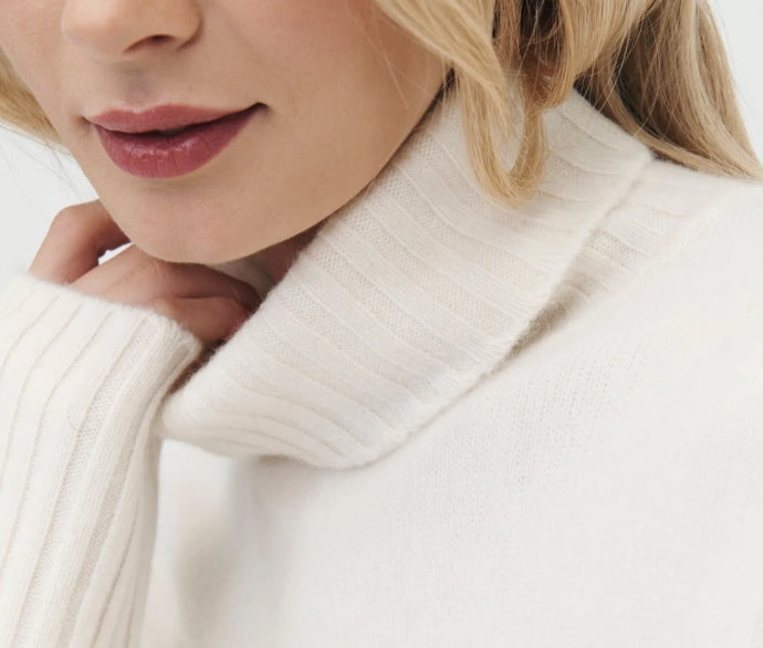 Closeup of cashmere sweater