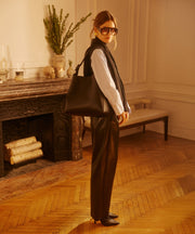 Cashmino Mixed Media Layered Turtleneck