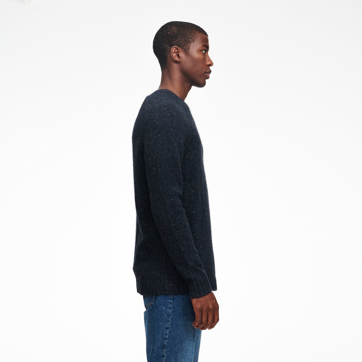 Marled cashmere sweater clearance