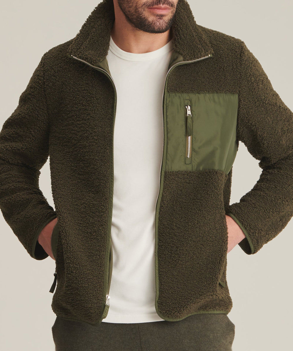 Sherpa Zip Up Jacket NAADAM