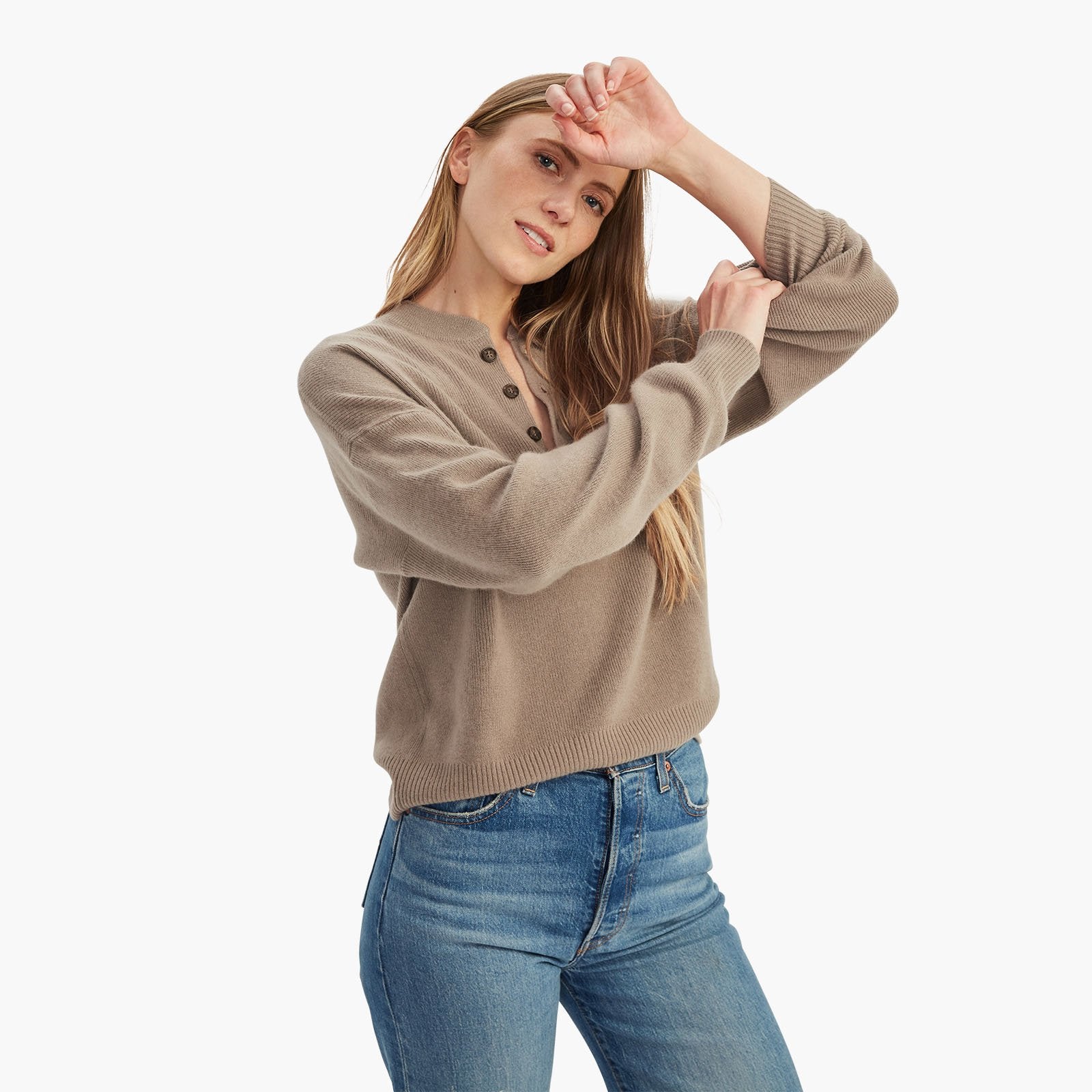 Cashmere henley womens online