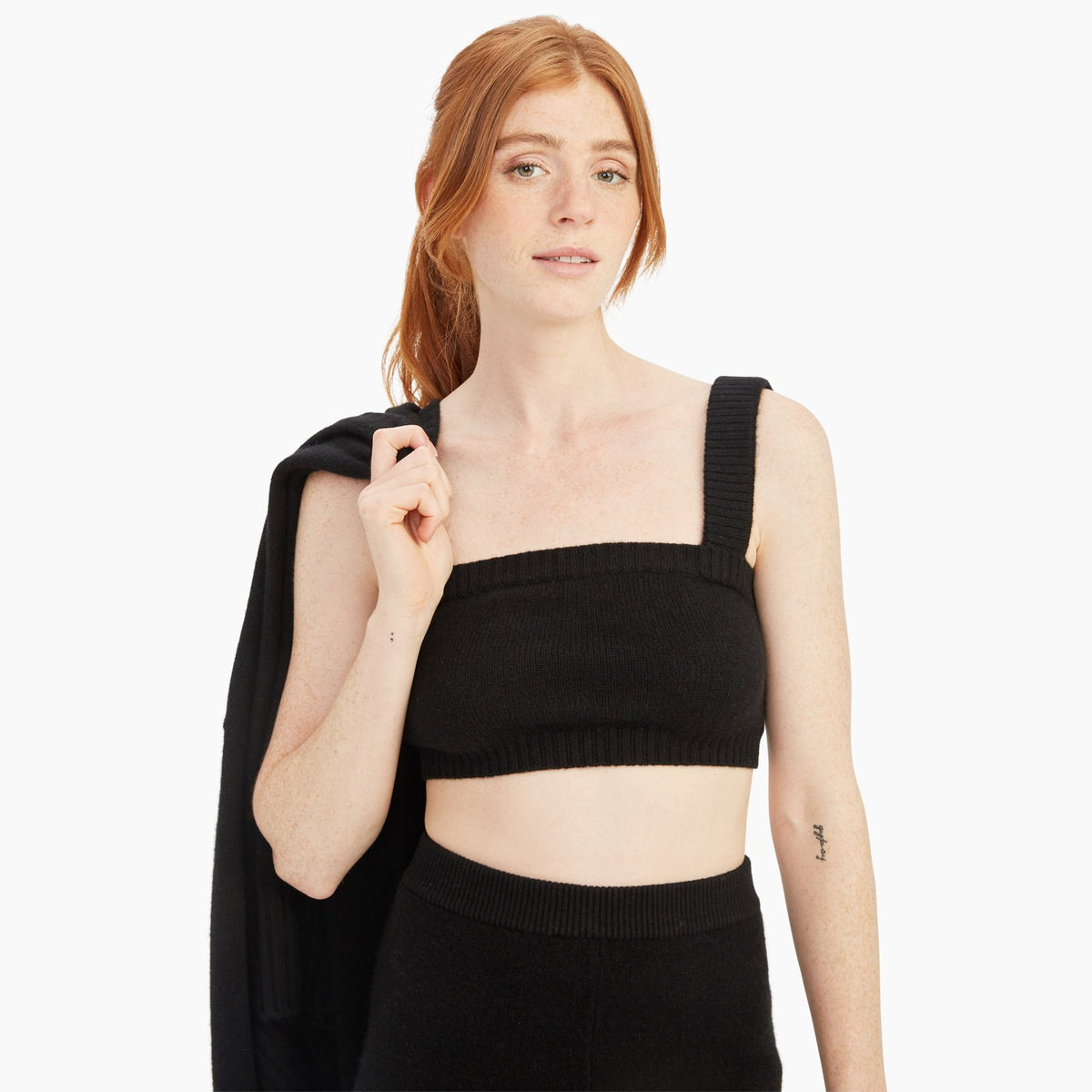 Cashmere Longline Bra Top – NAADAM