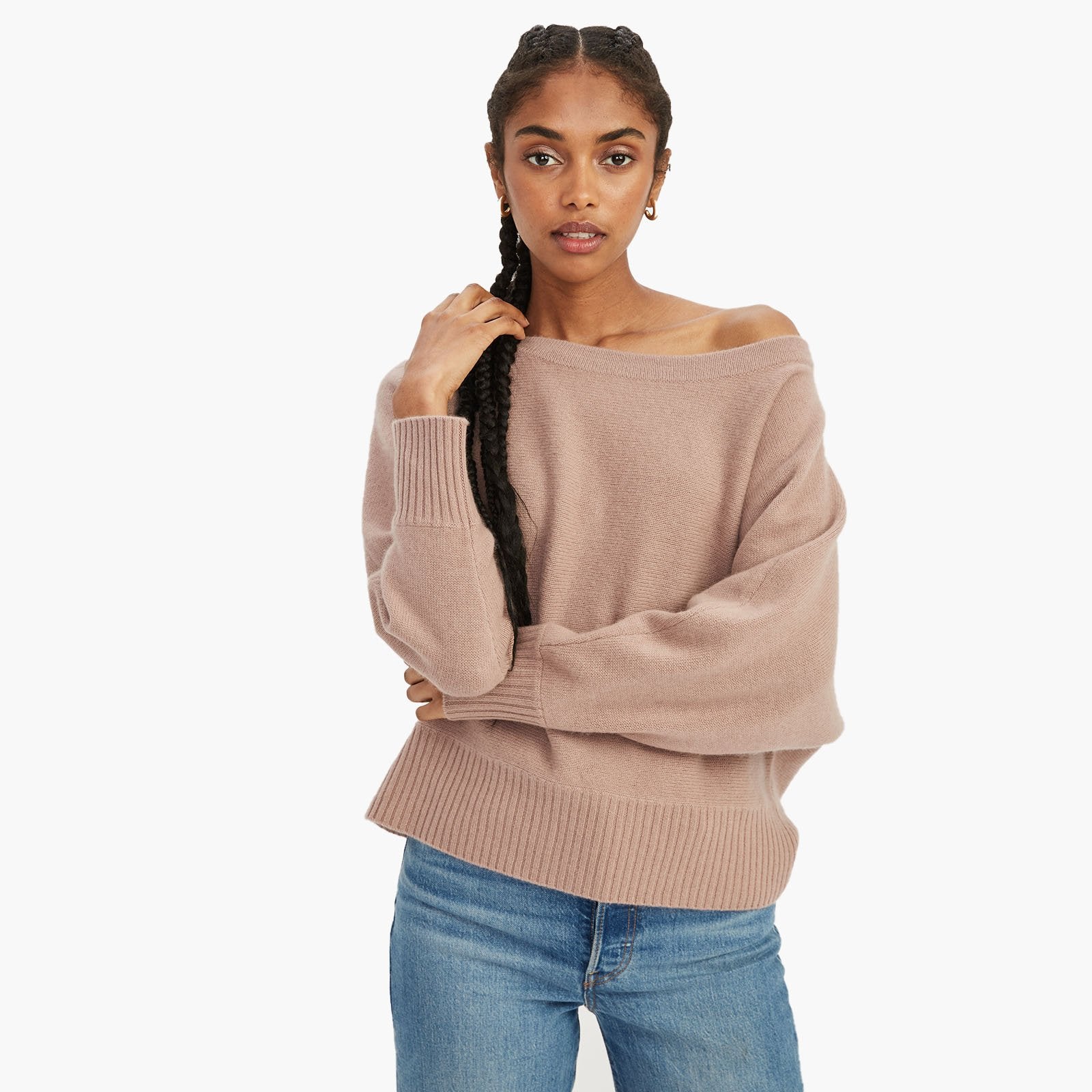 Boat neck sweater new arrivals